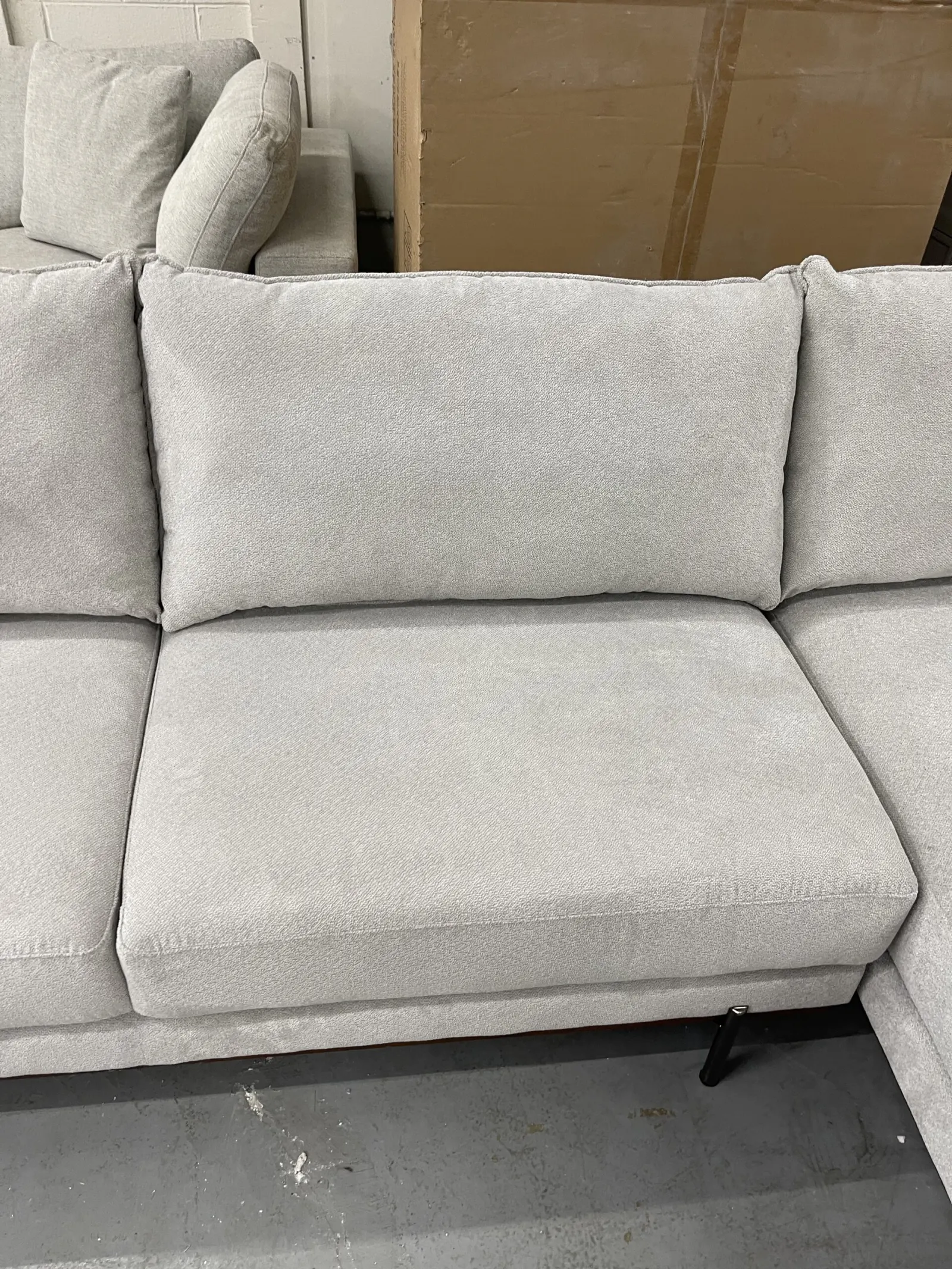 Myla 2-piece Fabric Sofa Chaise - Photo 9